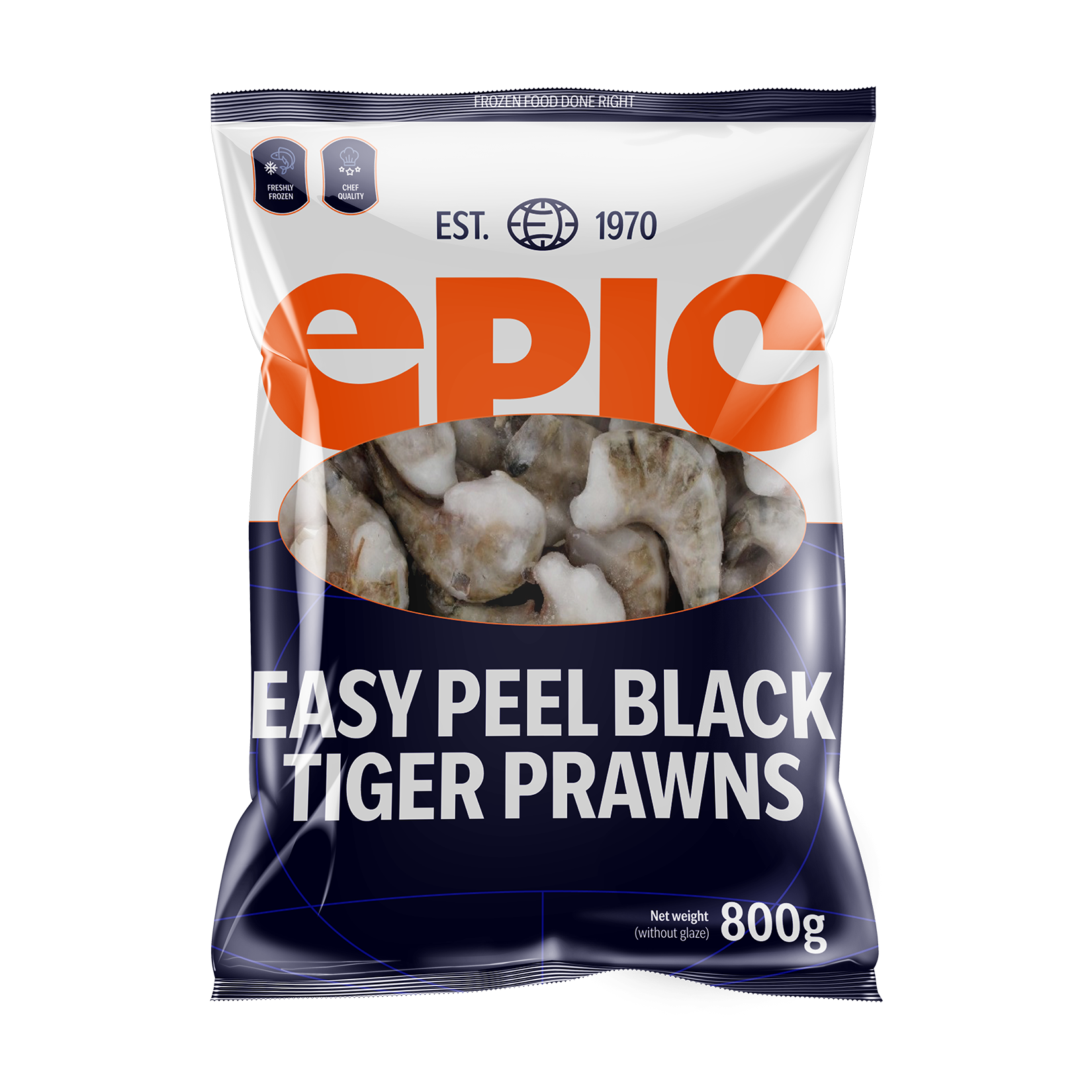 Black Tiger Easy Peel Prawns