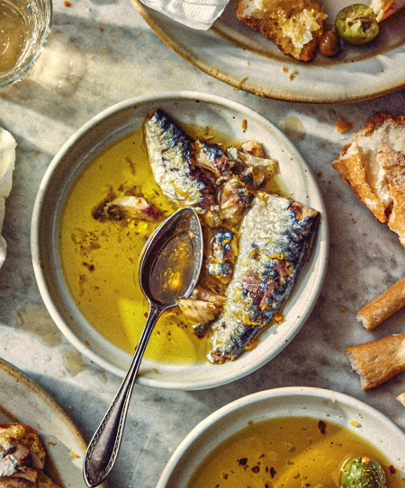 Cod with ovenbaked vegetables